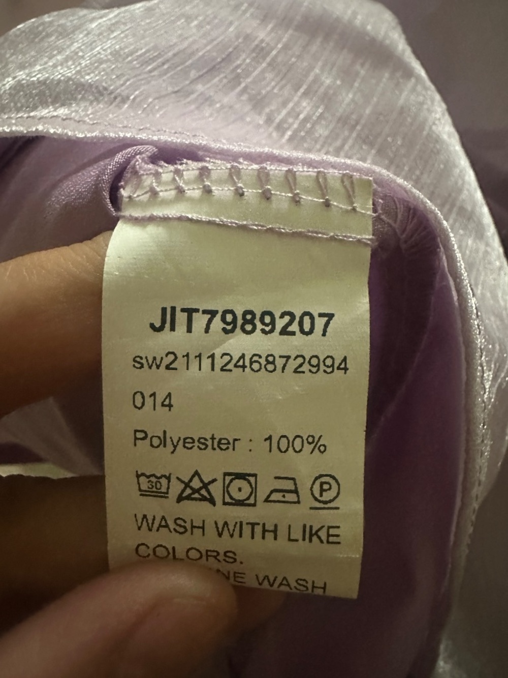 Blouse lavander - Picture 7 of 8
